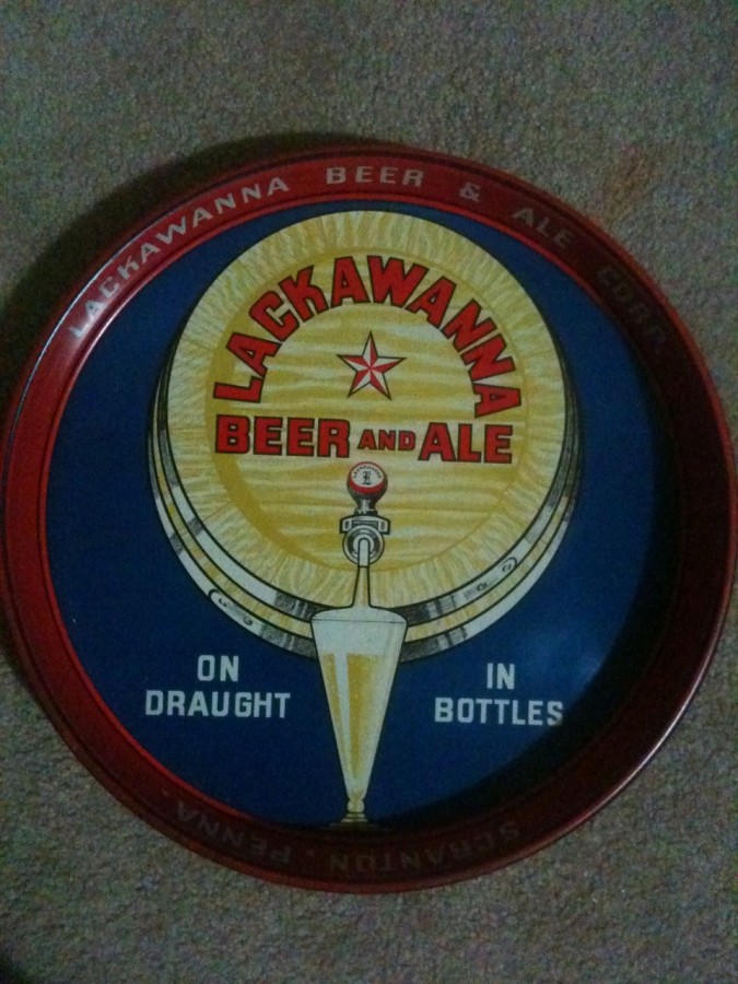 Lackawanna Beer Tray